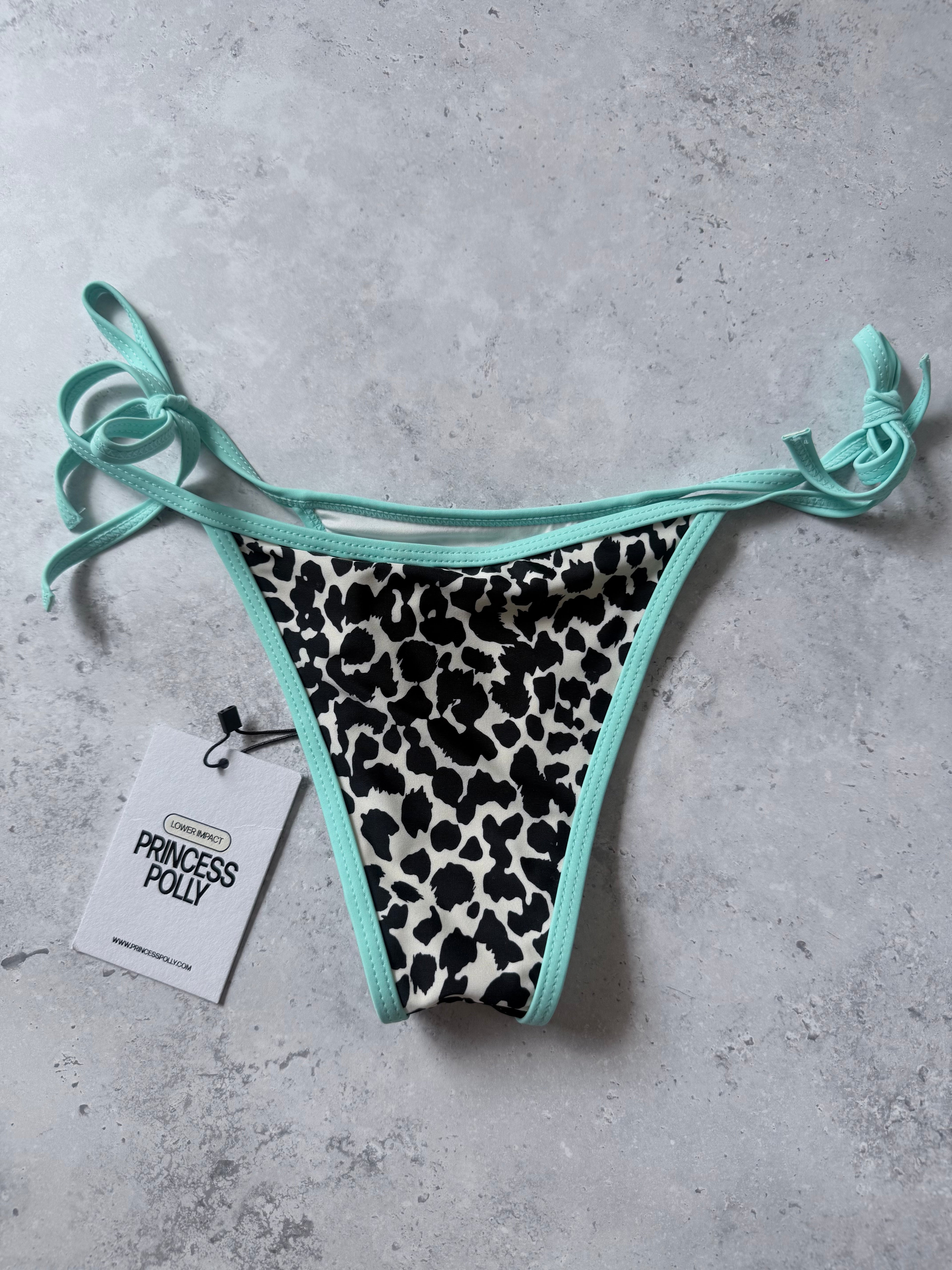 Princess Polly Leopard String Bikini Bottoms