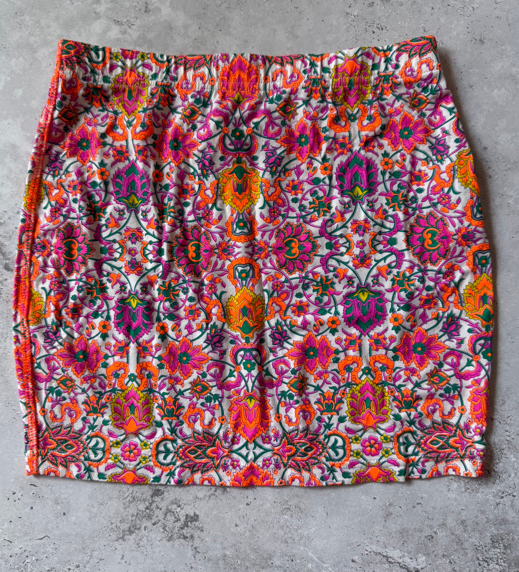 Floral Mini Skirt