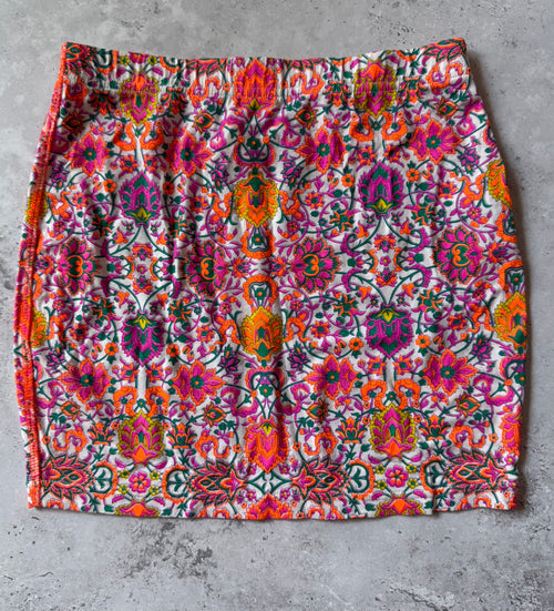Floral Mini Skirt