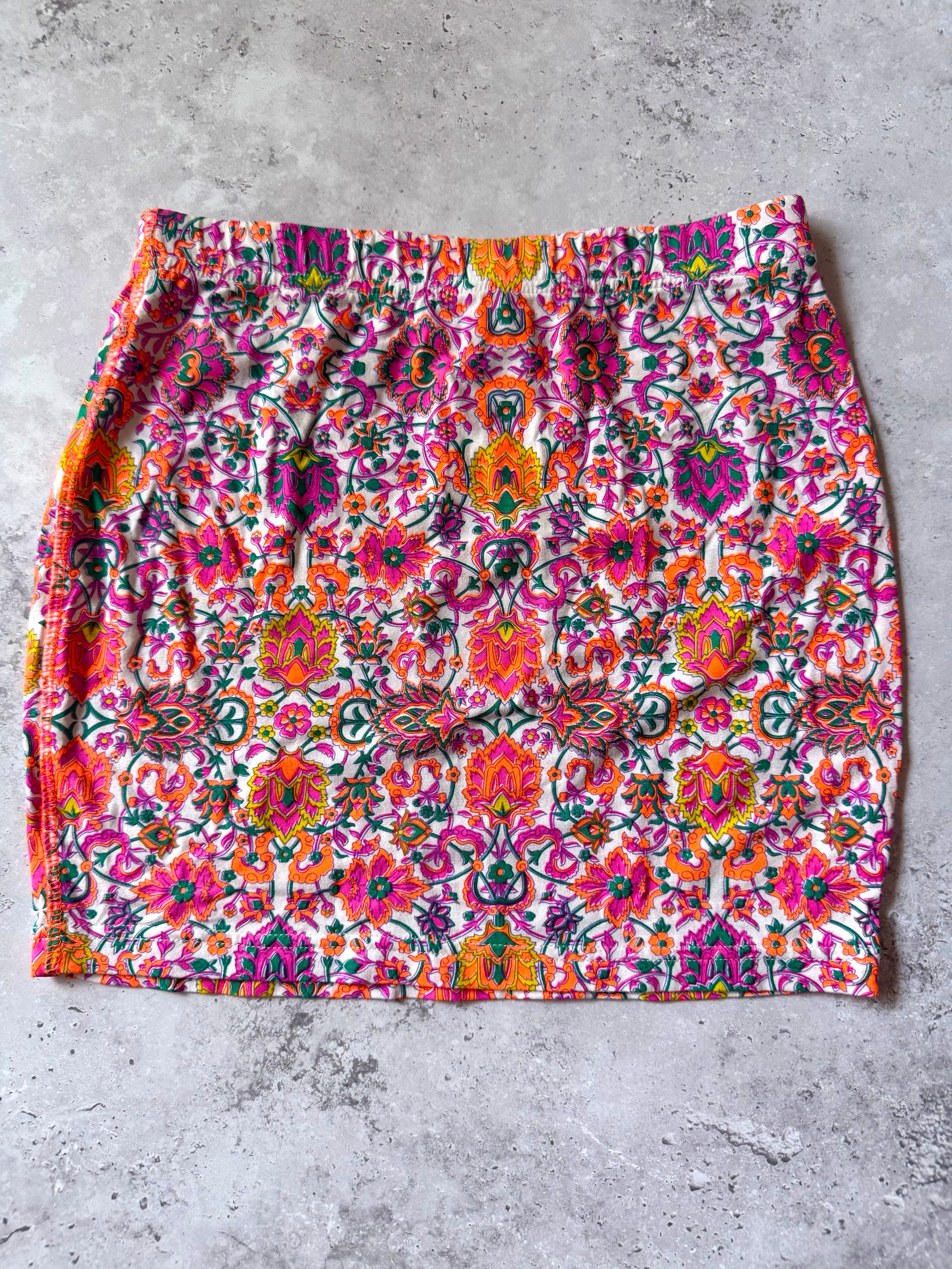 Floral Mini Skirt