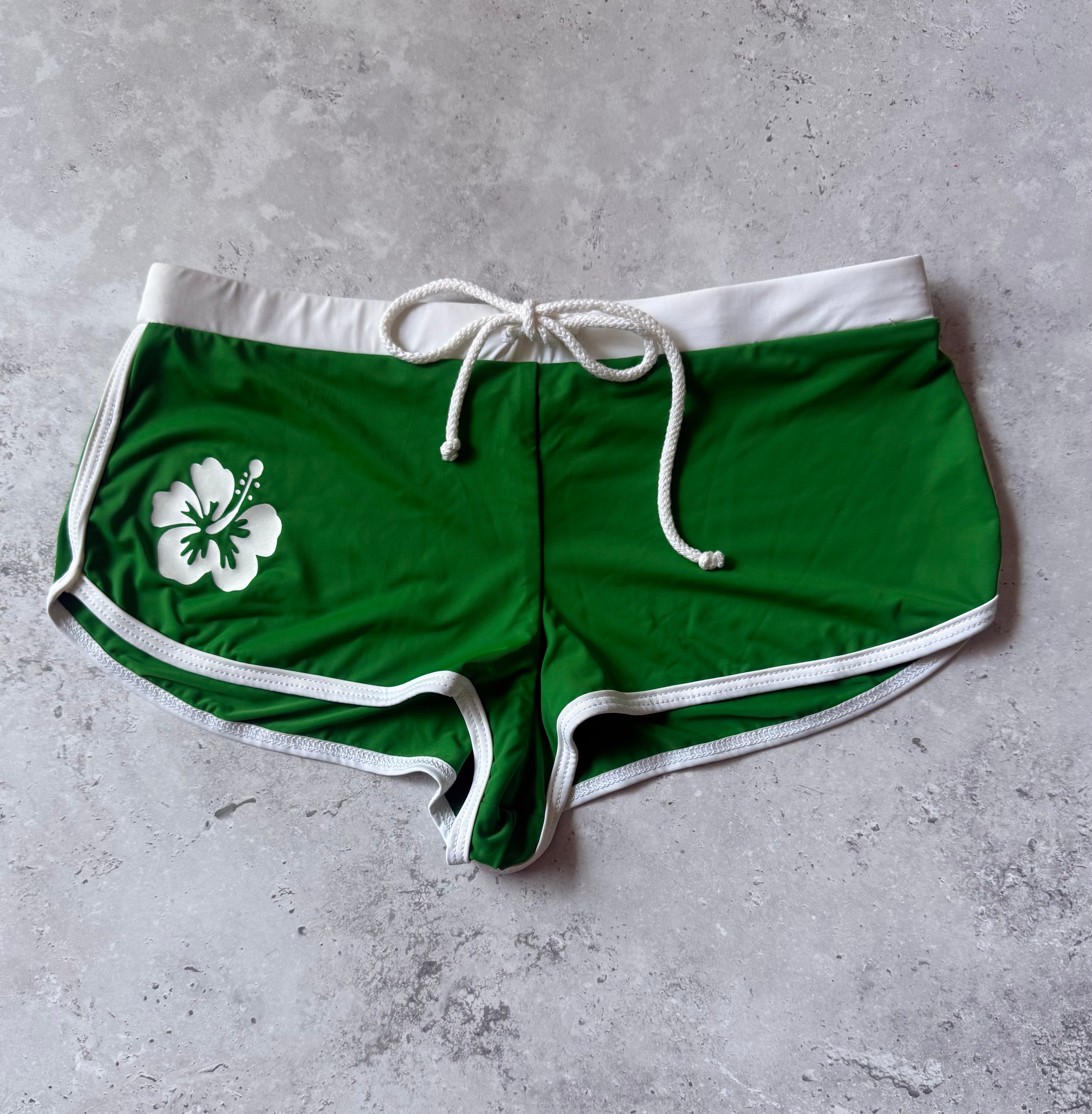 dippin daisy's Green Swim Retro Style Shorts
