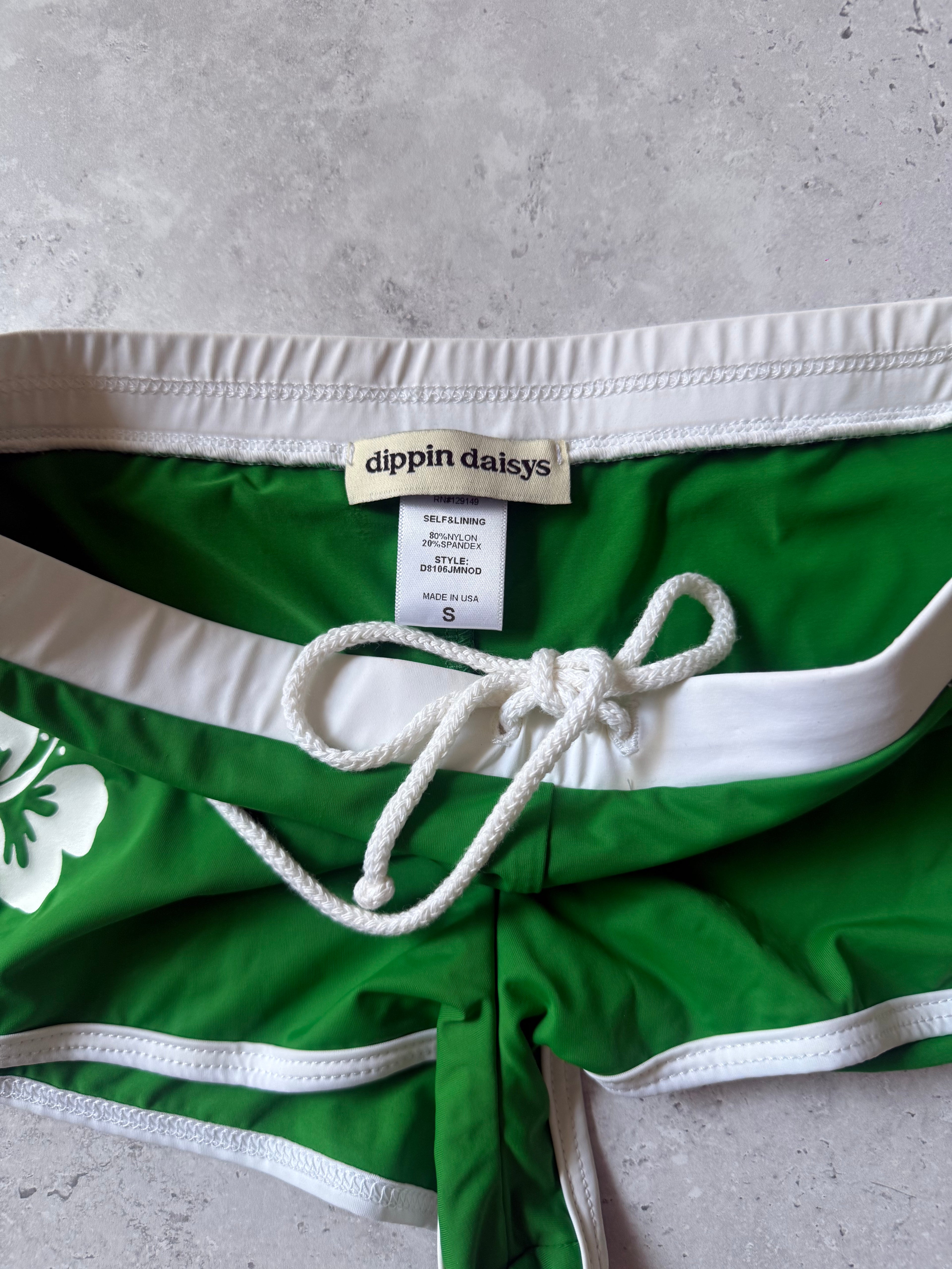 dippin daisy's Green Swim Retro Style Shorts