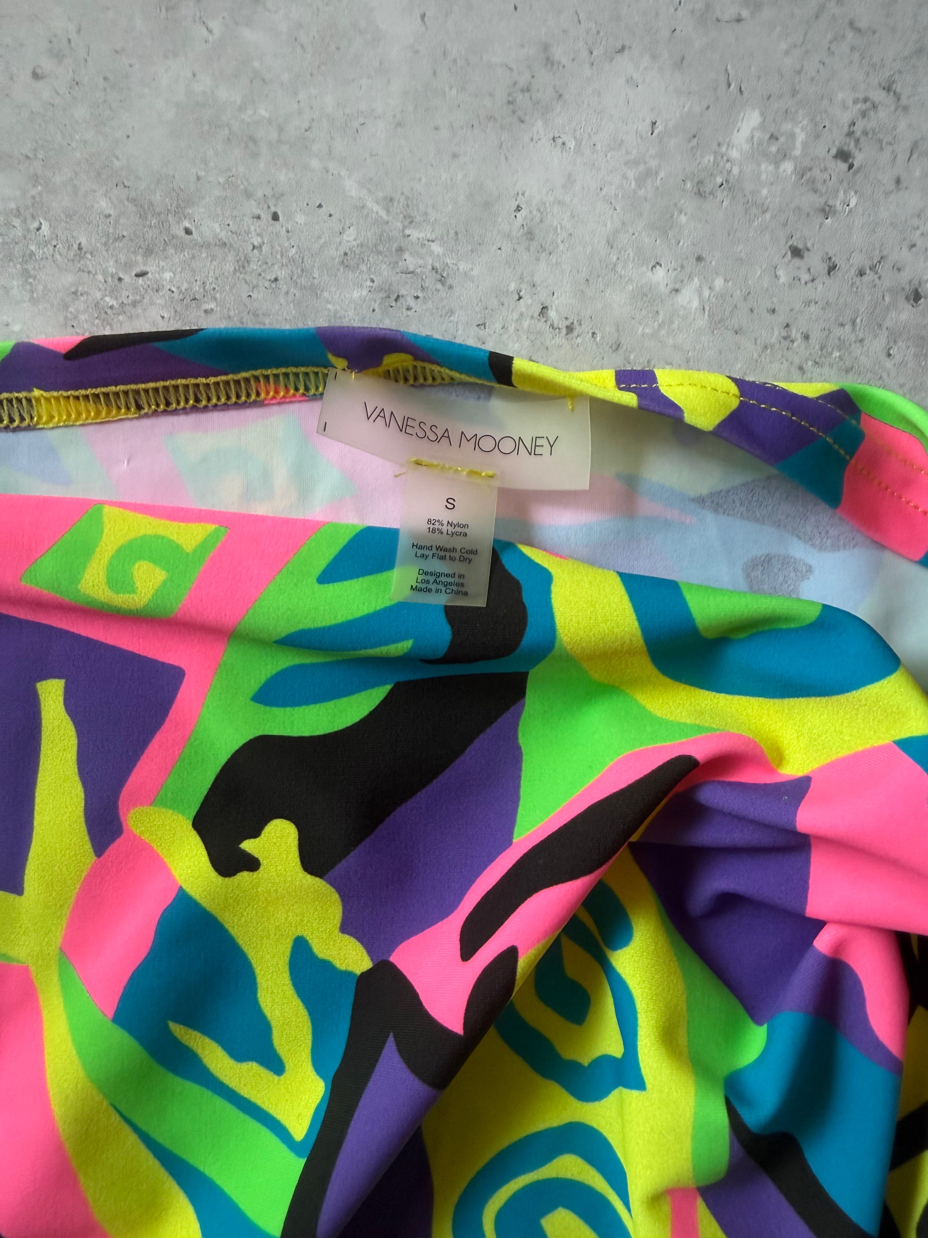 Vanessa Mooney Neon Abstract Coverup -The Brooklyn Sarong