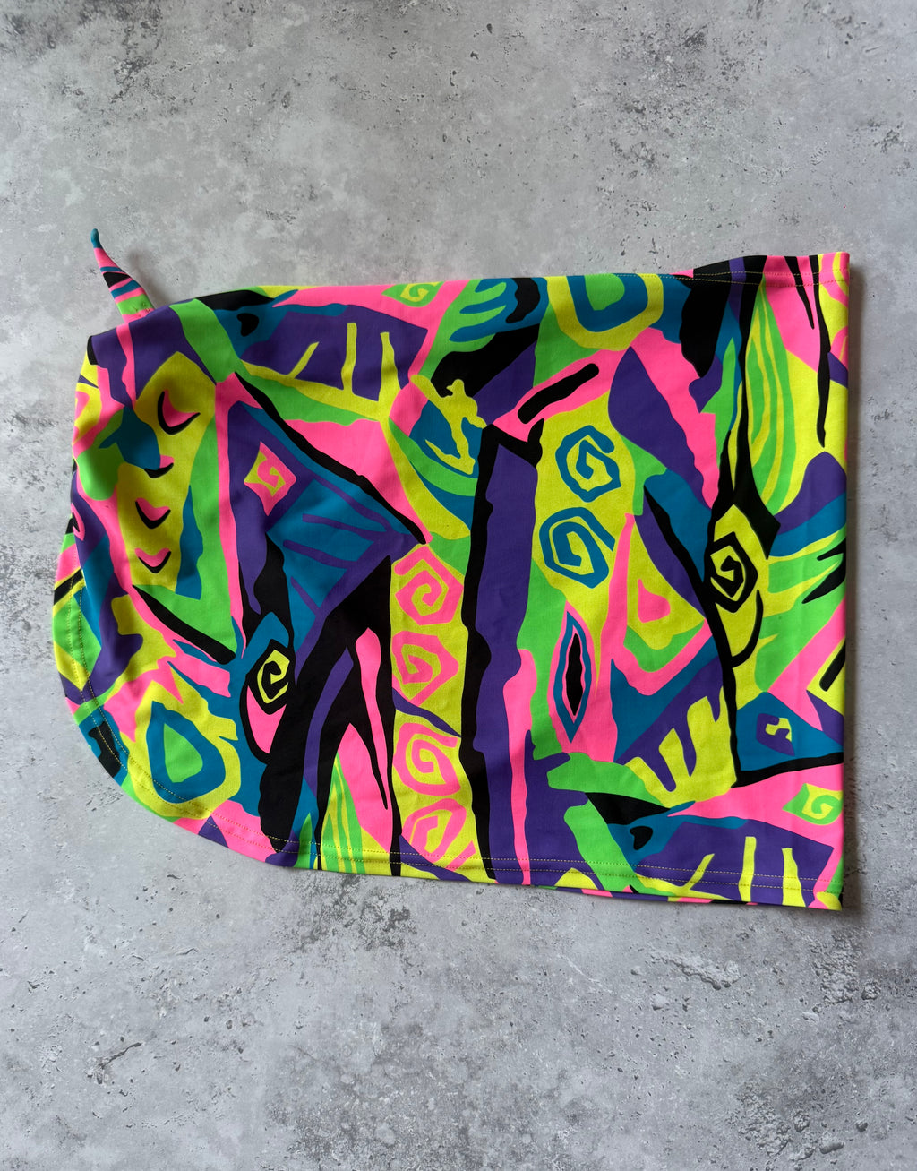 Vanessa Mooney Neon Abstract Coverup -The Brooklyn Sarong