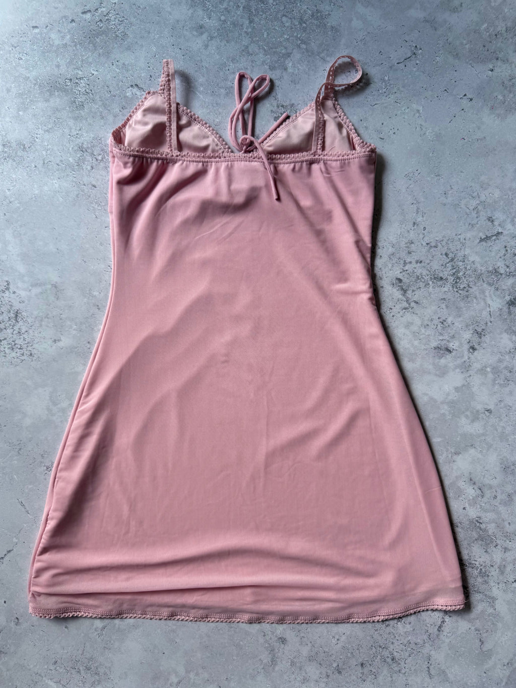 White Fox Blush Pink Mini Dress