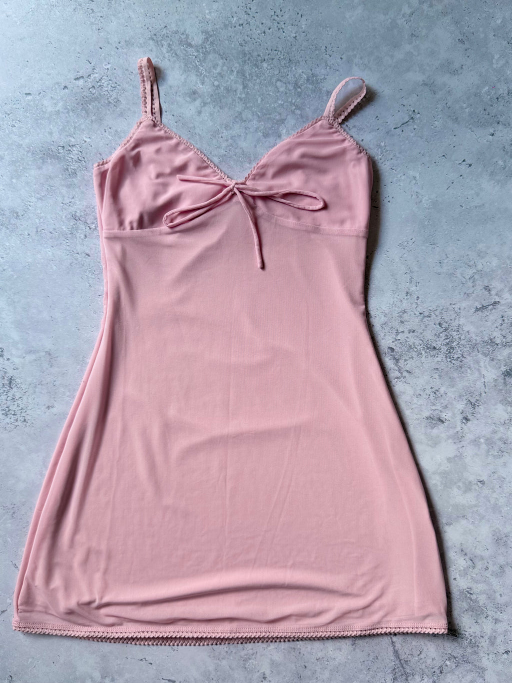 White Fox Blush Pink Mini Dress