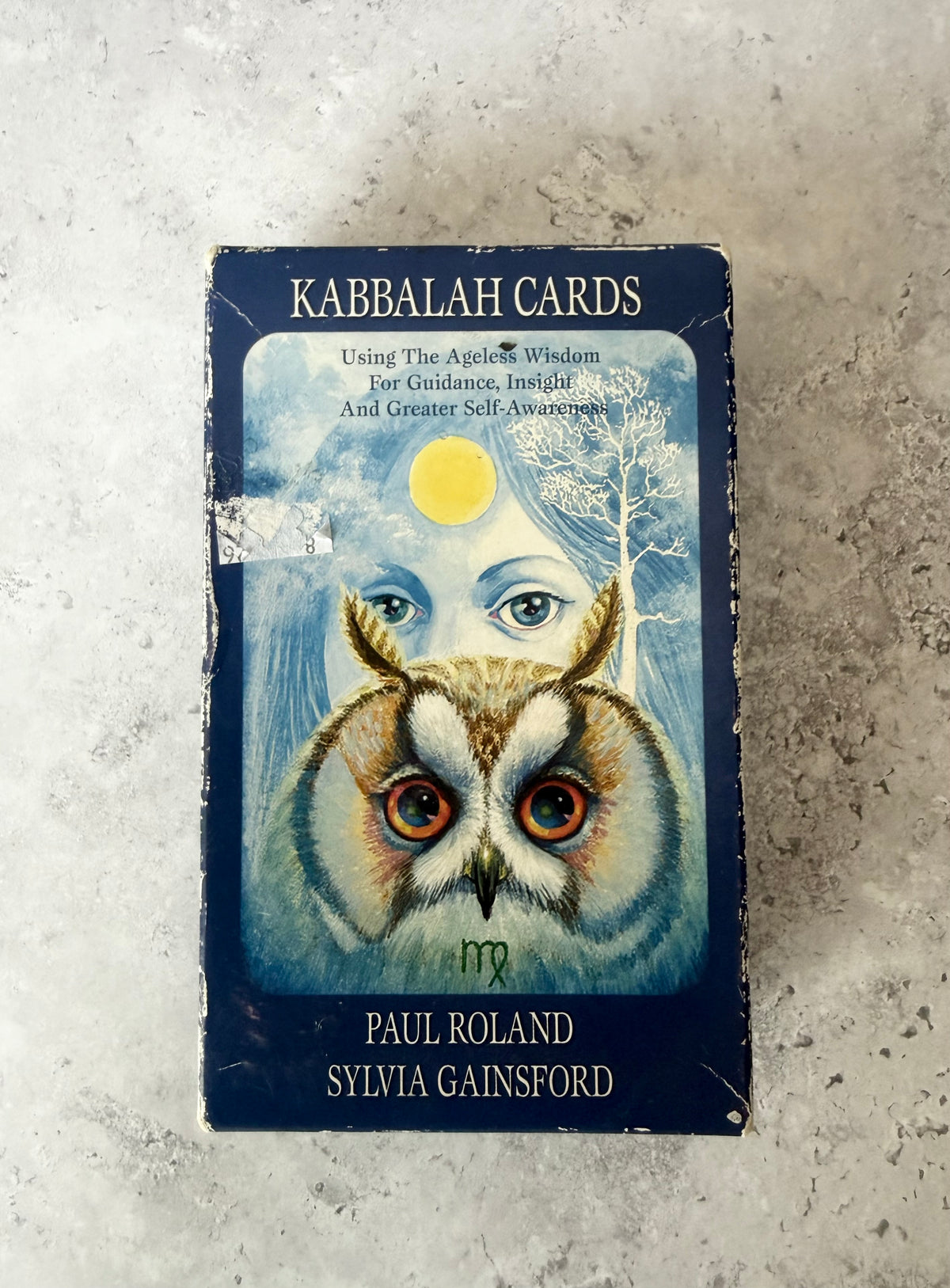 Rare Vintage Kabbalah Cards Deck & Book Set by Paul Roland